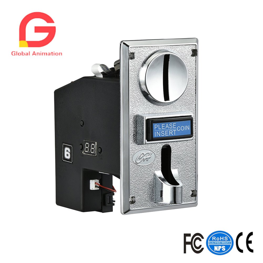 Arcade Vending Machine - CH-924, 4-munt mech-acceptor voor automaat, muntautomaat,