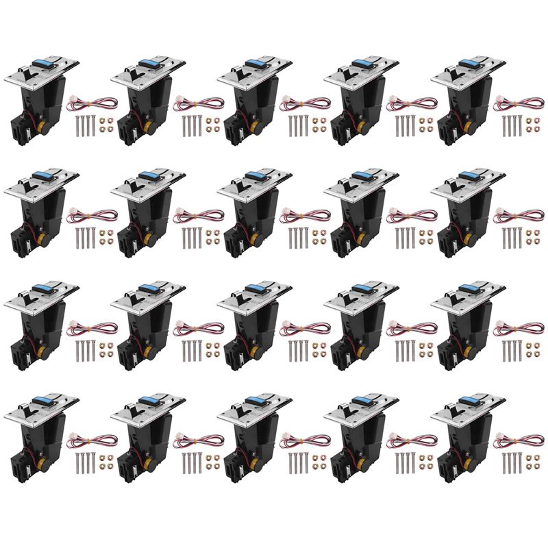 Arcade Games And Vending - 20X Multi Coin Acceptor Elektronische Roll