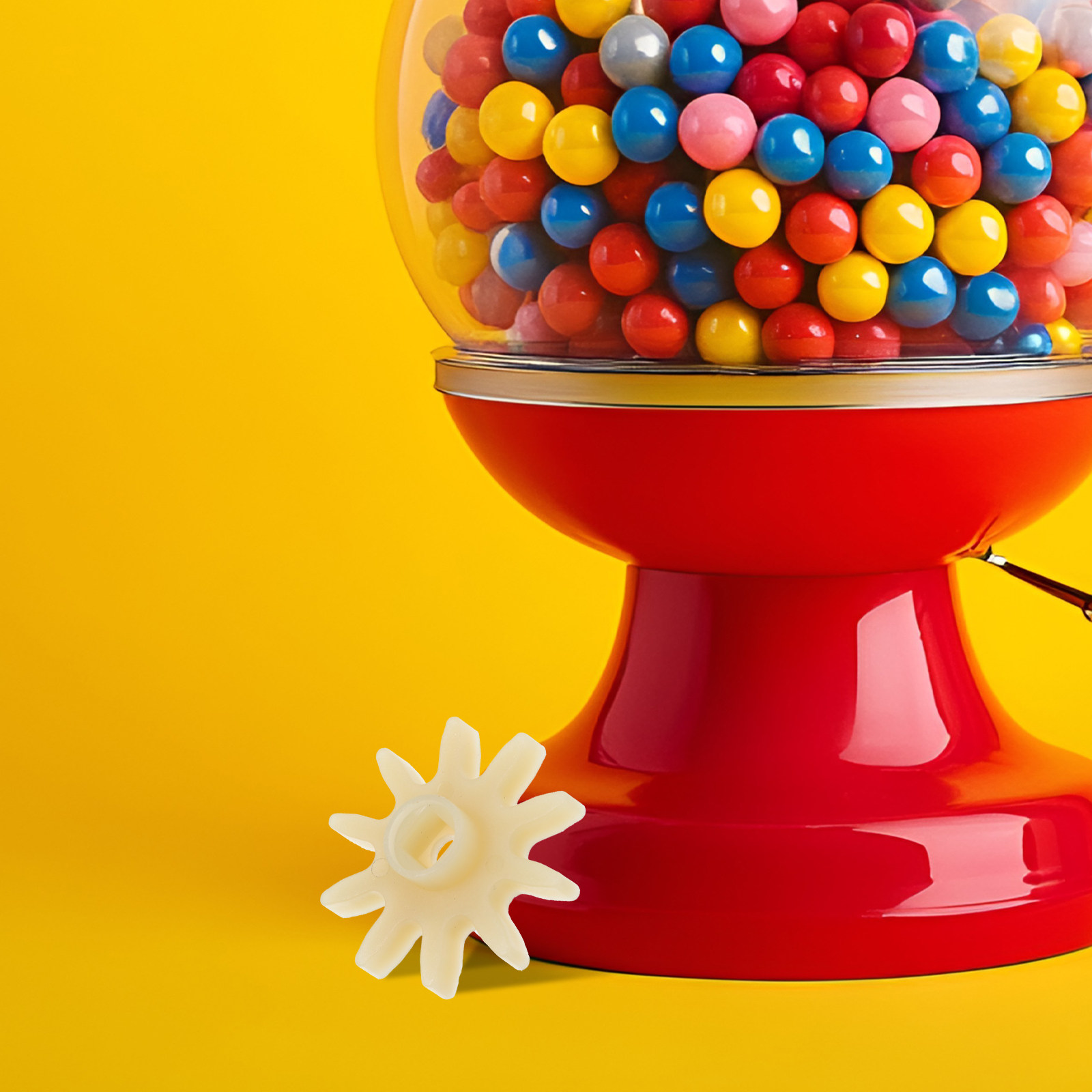 Candy Vending Machine - 10 stuks kleine snoepautomaat tandwielen, compacte