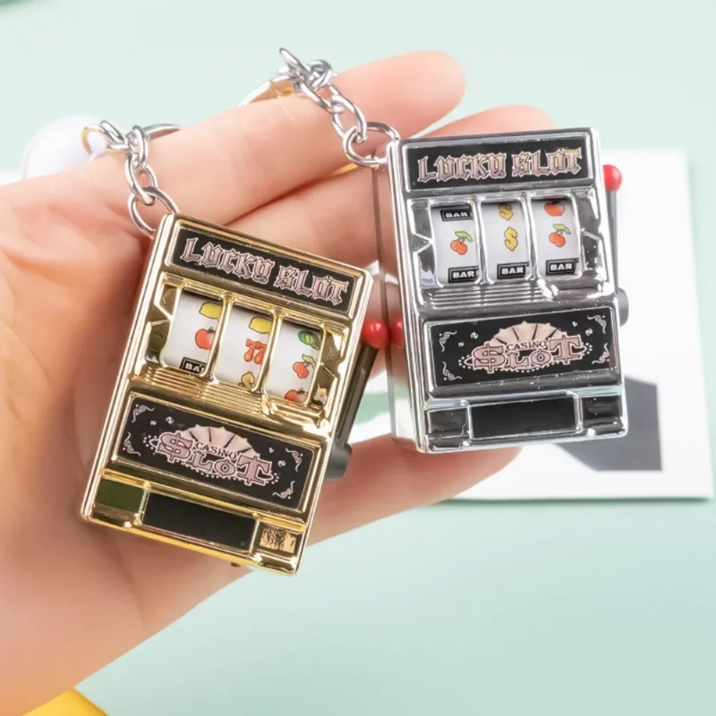 Fruit Slot Machine - Trendy mini fruit slotmachine sleutelhanger eenvoudige