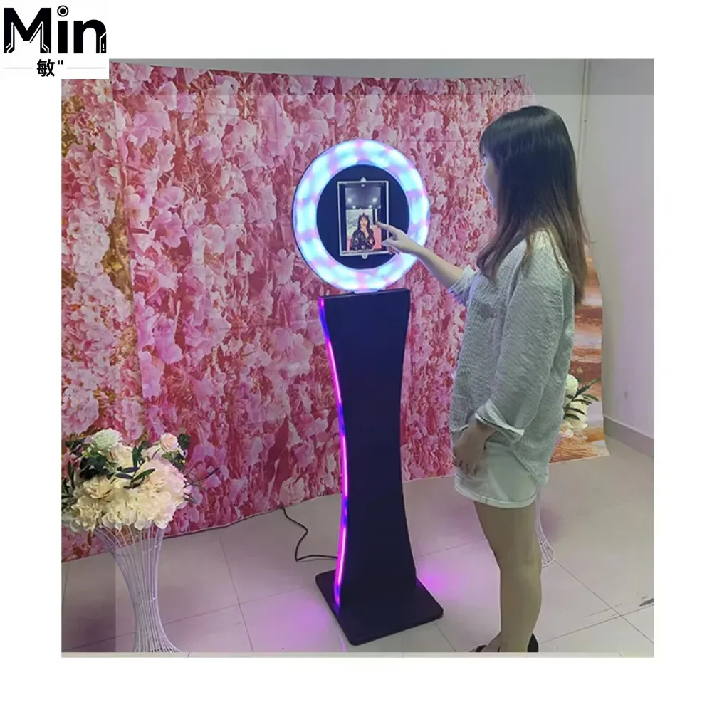Photo Booth Machine - Draagbare 360 fotohokje machine met 3D