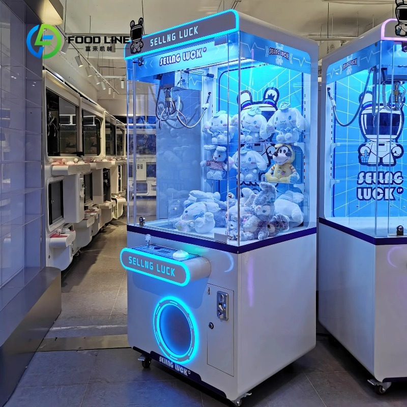 Arcade Vending Machine - Op maat gemaakte muntbediende metalen kraanautomaat,