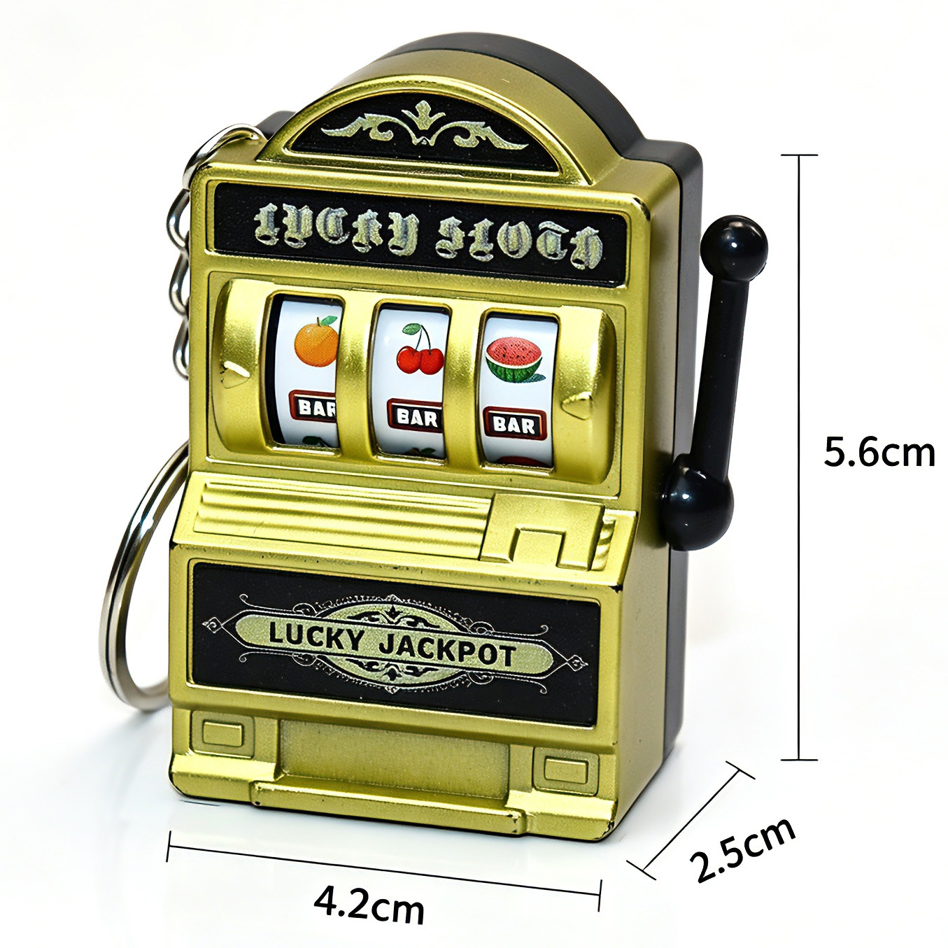 Retro mini-sleutelhanger met s - Fruit Slot Machine recensie en prijs