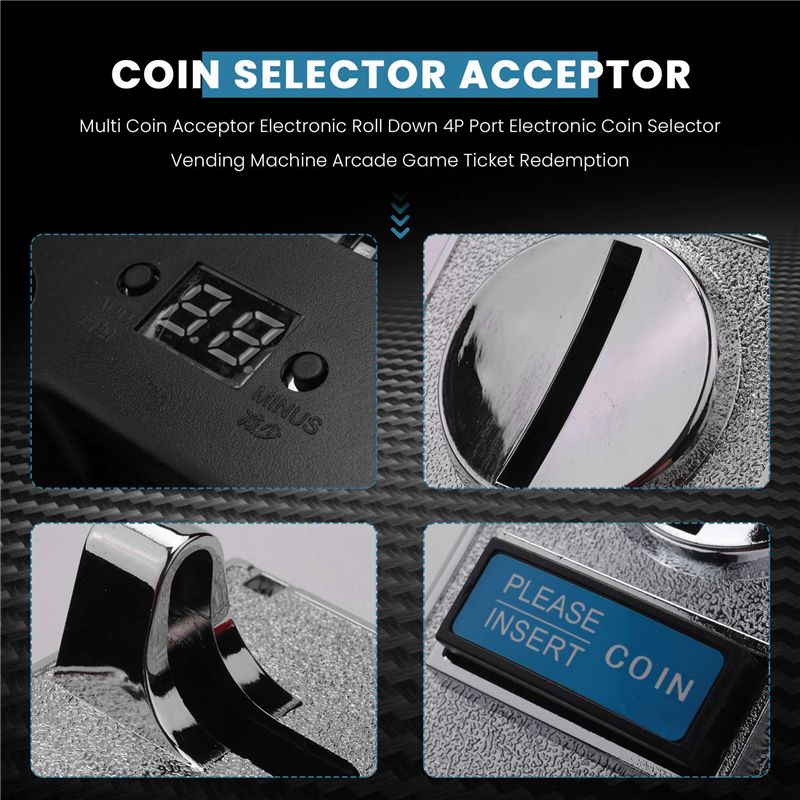 Multi-muntaccepter Elektronisc - Arcade Ticket Machine recensie en prijs