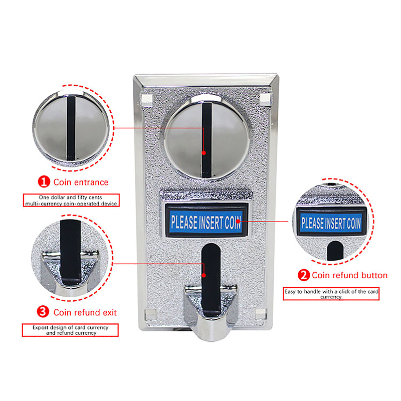 1Pc 616 Multi Coin Slot Accept - Coin Acceptor Selector recensie en prijs