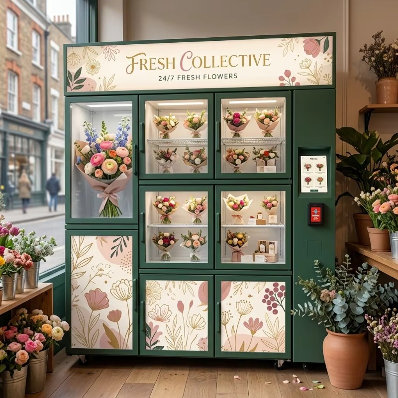 Bloemenautomaat met creditcard - Bill Acceptor Vending recensie en prijs