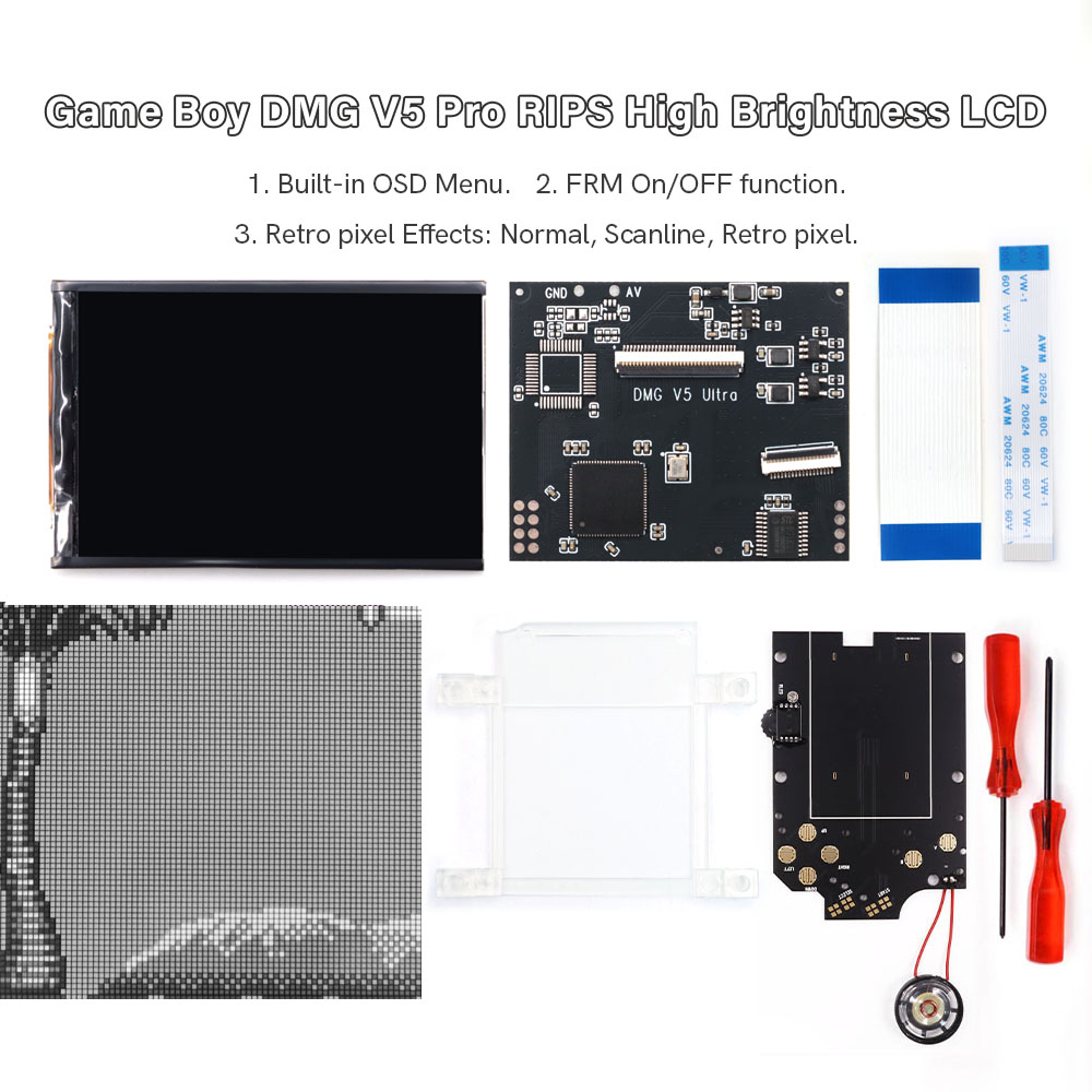 HISPEEDIDO Voor GB Dmg V5 Pro  - Lcd Screen Arcade recensie en prijs
