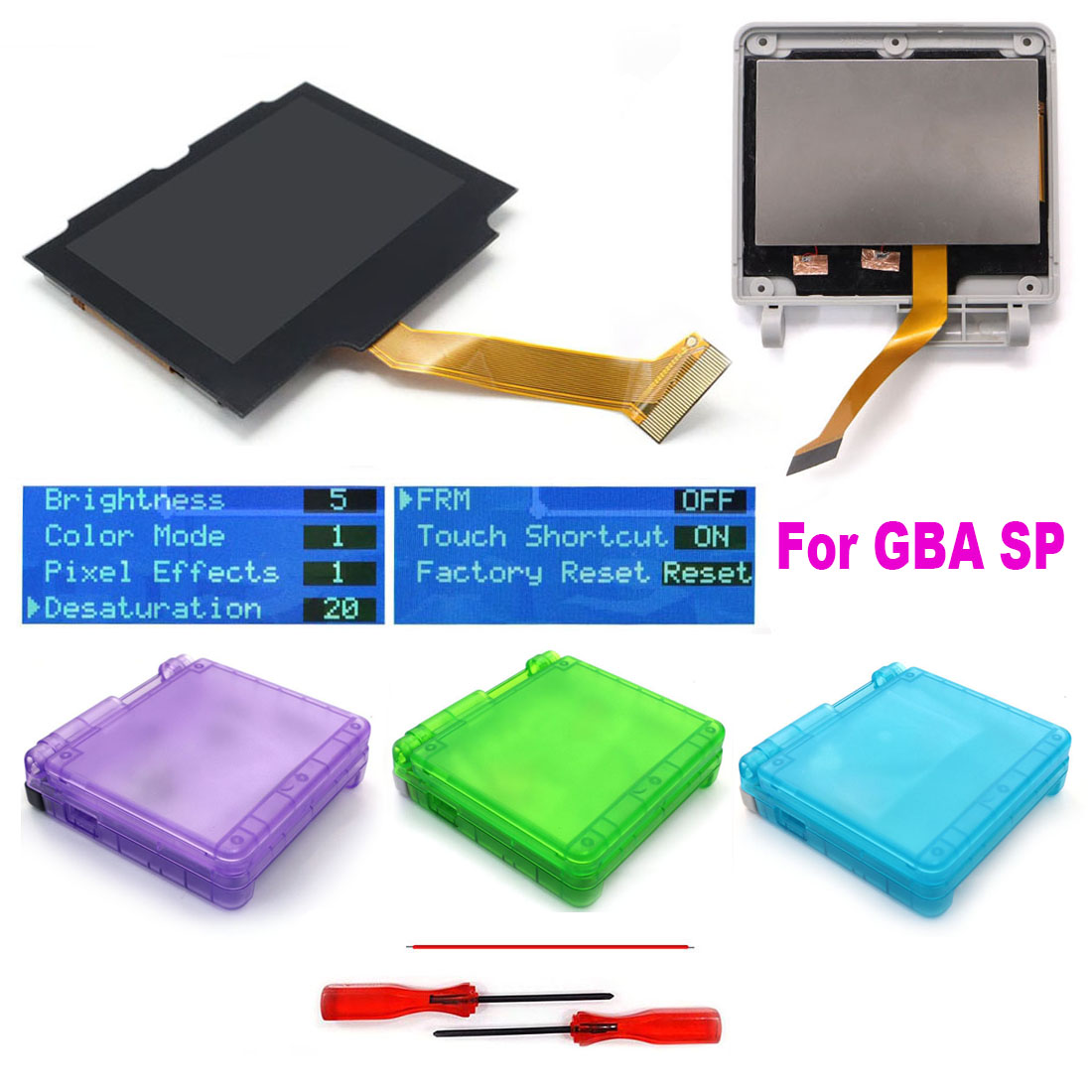 HISPEEDIDO Voor GBA SP IPS V5  - Lcd Screen Arcade recensie en prijs