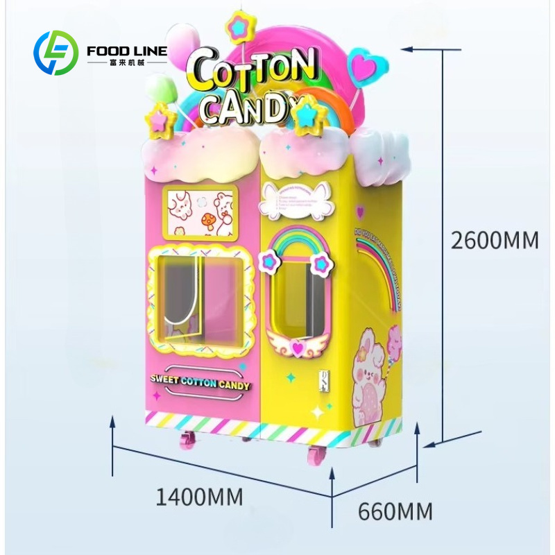Aangepaste suikerspin-automaat - Candy Vending Machine recensie en prijs